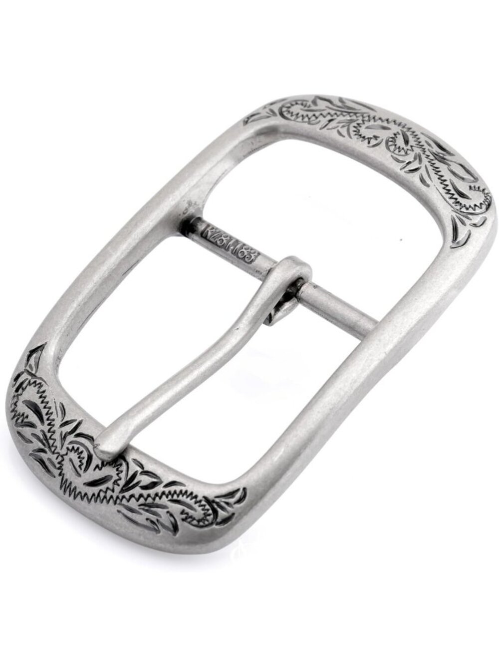 Vintage Western Engraved Metal Belt Buckle - Classic 1.5" Leather Craft